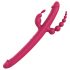 Dreamtoys Überall Vergnügen Vibe - Akkubetriebener, 4-zweigiger Vibrator (pink)