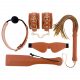 Blaze Elite - BDSM Set - 5-Piece (Cognac)