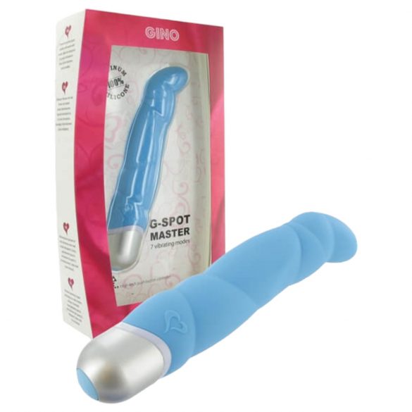 FEELZTOYS Gino - ūdensizturīgs G punkta vibrators (zils)