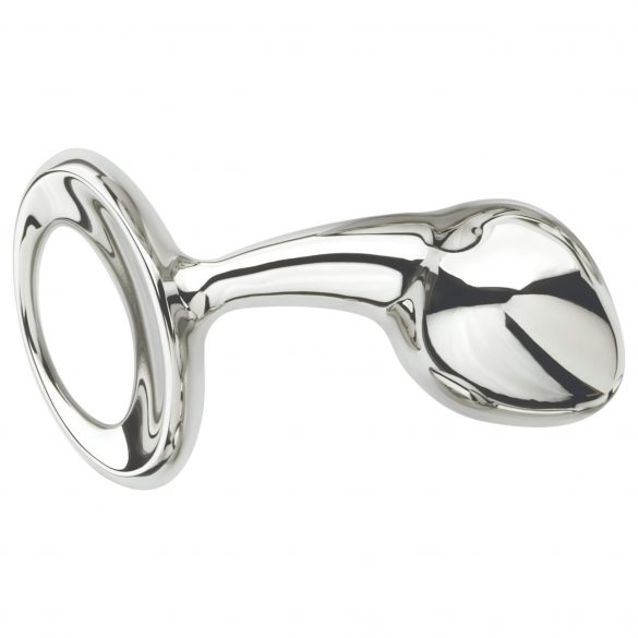 Njoy M - medel metall anal dildo (silver)