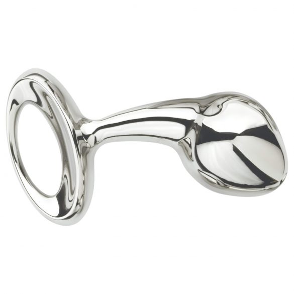 Njoy M - medium metal anal plug (silver)