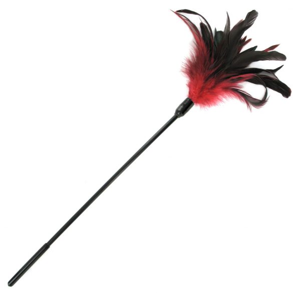 Sportsheets - Long Handled Feather Tickler (Red-Black)