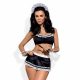 Cameriera Seducente - Set Costume Completo da Soubrette (6 pezzi)