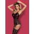 Obsessive G310 - Polka-Dotted Fishnet Set - Black (S-L)