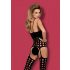 Obsessive G310 - Polka-Dotted Fishnet Set - Black (S-L)