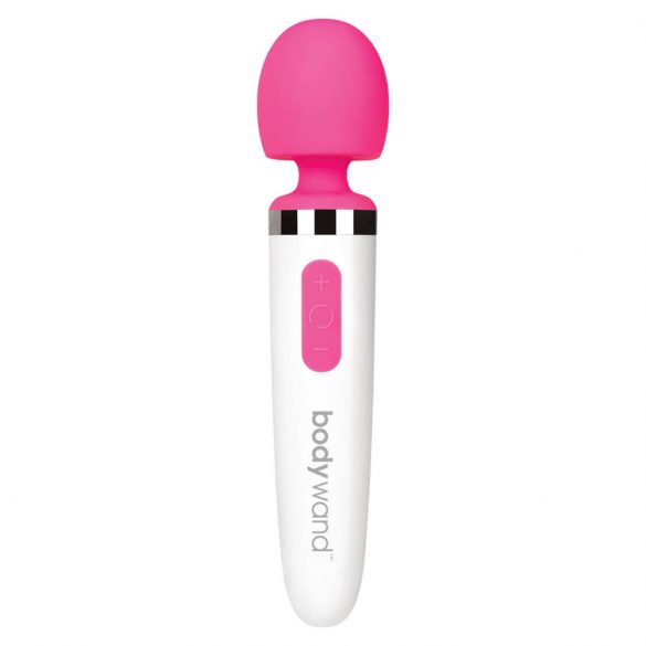 Bodywand Aqua Mini - wiederaufladbarer, wasserdichter Massage-Vibrator (weiß-rosa)