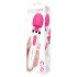 Bodywand Aqua Mini - rechargeable, waterproof massager vibrator (white-pink)