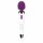 Bodywand - Massagestaaf vibratie (paars)