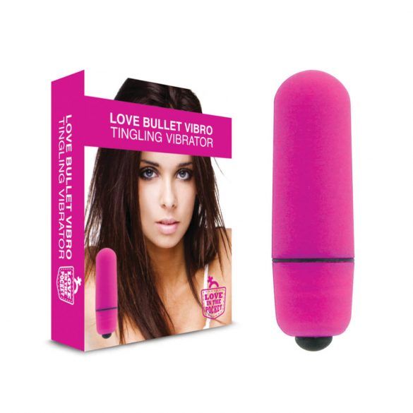 Bullet de dragoste - mini vibrator rezistent la apă (roz)