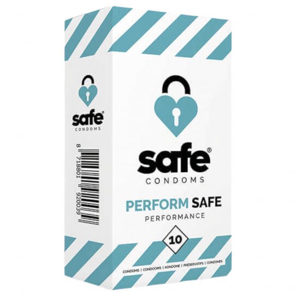 SAFE Perform Safe - μεγάλο προφυλακτικό (10 τεμάχια)