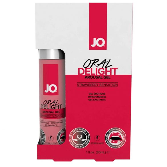 System JO Oral Delight - Cooling, Edible Lubricant - Strawberry (30ml)