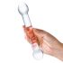 GLAS - Double G-spot verre dildo (transparent)