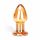 GLAS Over Easy - Glass Anal Dildo (Gold)