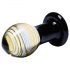 GLAS Galileo - glass anal plug (black-gold)