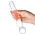 GLAS - Double-ended Glass Dildo (Transparent)