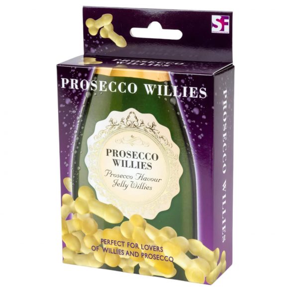 Prosecco Willies - mousserande, penisformade gelégodis (120g)