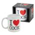 J'aime le Coq - tasse (noire)