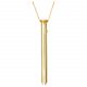 Vesper - luxury vibrator necklace (gold)