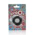 Anello fallico in silicone super flessibile (nero)