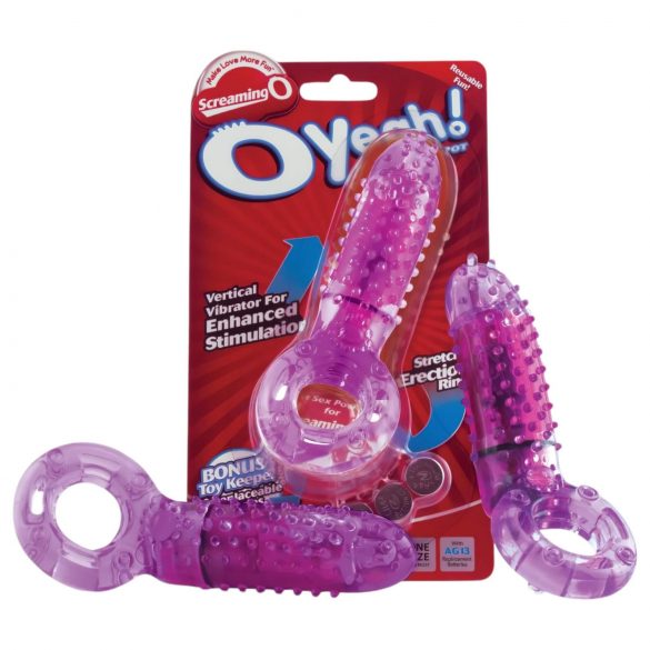 Screaming O Oyeah - Waterproof Vibrating Cock Ring (Purple)