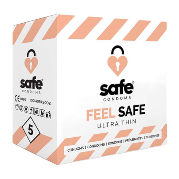 SAFE Feel Safe - Thin Condoms (5pcs)