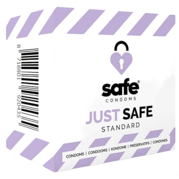 SAFE Just Safe - standard vanilj kondom (5 st)