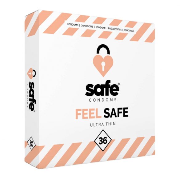 SAFE Feel Safe - tenké kondomy (36 ks)