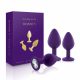 Rianne - 3-Piece Silicone Anal Set (Purple)