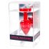 DIOGOL Anni - White Gem Anal Plug - Red (3cm)