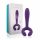 Rianne Duo - vibromasseur couple étanche rechargeable (violet)