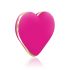 Vibrator pentru clitoris Icons Heart, cu baterie - roz