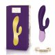 Rianne Essential Xena - vibromasseur rechargeable avec stimulateur clitoridien (violet foncé)