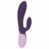 Rianne Essentials Xena - uppladdningsbar vibrator med klitorisstimulator (mörklila)