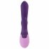 Rianne Essentials Xena - uppladdningsbar vibrator med klitorisstimulator (mörklila)