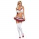 Obsessive Schooly - Schoolgirl Costume Set (6 Pieces)  - L/XL