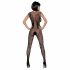 Obsessive N112 - Sleeveless, Angel Wing Mesh Bodysuit - Black (S-L)