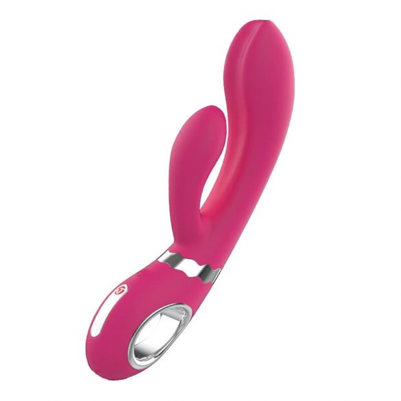 Vibratore Punto G con Stimolazione Clitoridea "Nomi Tang Wild Rabbit 2" Ricaricabile (Rosa)