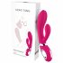 Nomi Tang Wild Rabbit 2 - Akkubetriebener G-Punkt Vibrator mit Klitorisaufsatz (rosa)