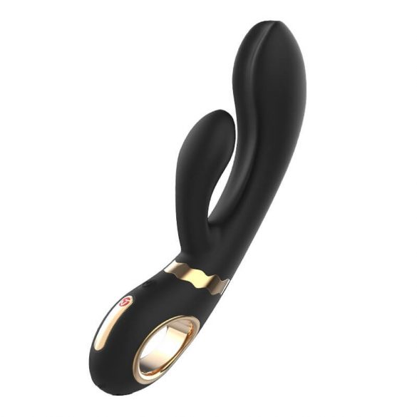 Nomi Tang - vibrator G-spot cu acumulator și braț pentru clitoris (negru)