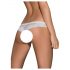 Obsessive Alabastra - Floral Bow Open Women's Thong - White