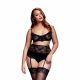 BAC Plus Size - ensemble lingerie dentelle - noir (XL-XXL)