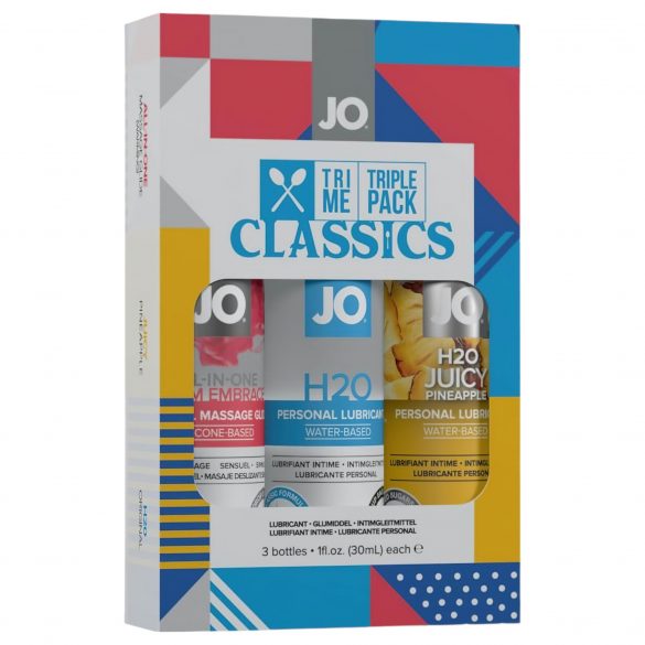 JO System Classics - Assorted Lubricant Set (3pcs)