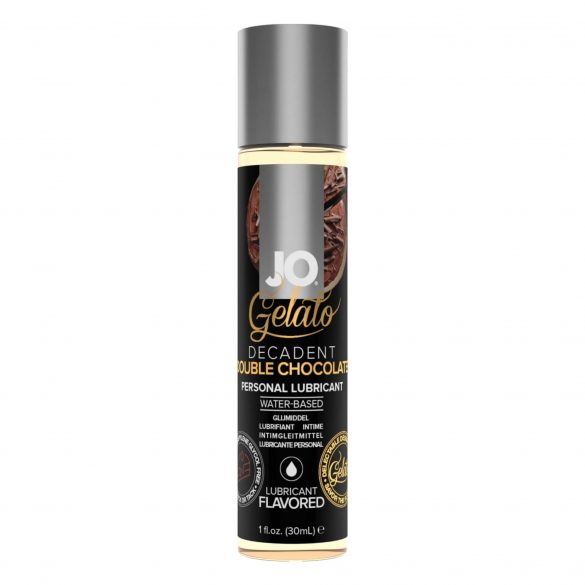 Jo Gelato dubbel choklad - ätbart, vattenbaserat glidmedel (30ml)