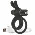 Screaming O Ohare - Rechargeable, Bunny, Vibrating Cock Ring (Black)