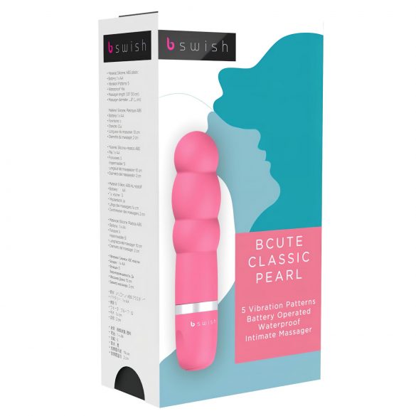 B SWISH Bcute Pearl - waterproof pearl vibrator (pink)