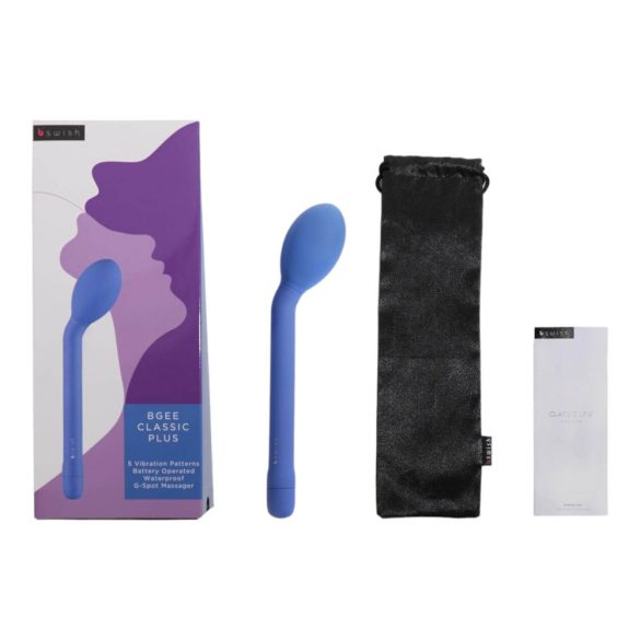 B SWISH Bgee Classic Plus Waterproof G-Spot Vibrator (Blue)