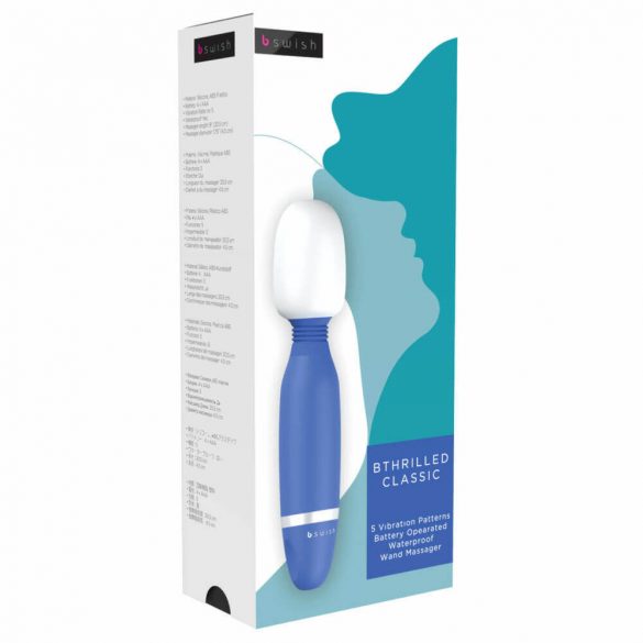 B SWISH Wand - Massage-Vibrator (blau)