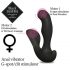 FEELZTOYS Black Jamba - radio, grijaći analni vibrator (crni)