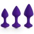 FEELZTOYS Bibi - Anal Dildo Set - Purple (3 Pieces)