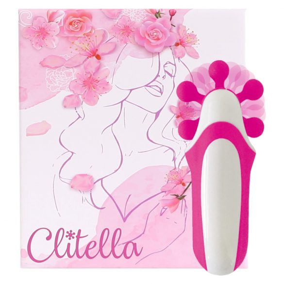 FEELZTOYS Clitella - punjivi, rotirajući, oralni vibrator (ružičasti)